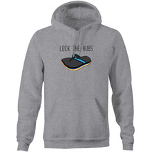 Load image into Gallery viewer, Lock The Hubs - Hoodie - Classic Stitch Up - Grey