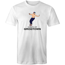 Load image into Gallery viewer, Lords of Grogtown - T Shirt - Classic Stitch Up - White
