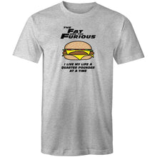 Load image into Gallery viewer, Fat and the Furious - T Shirt - Grey
