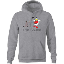 Load image into Gallery viewer, Hey Hey It's Saturday - Hoodie - Classic Stitch Up - Grey