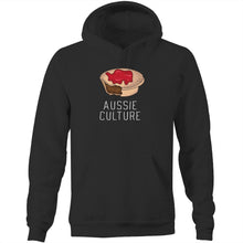 Load image into Gallery viewer, Aussie Culture - Meat Pie - Hoodie Black