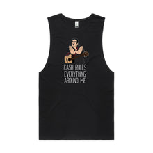 Load image into Gallery viewer, Cash Rules Everything Around Me Singlet black