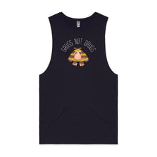 Load image into Gallery viewer, Grugs Not Drugs Singlet Black