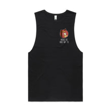 Load image into Gallery viewer, Rude Not To - Singlet - Classic Stitch Up - Black