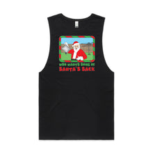 Load image into Gallery viewer, Santa's Sack Singlet black