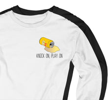 Load image into Gallery viewer, Knock On, Play On - Long Sleeve - Classic Stitch Up - Cover