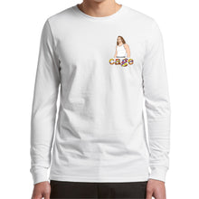 Load image into Gallery viewer, Nicolas Cage - Long Sleeve - White