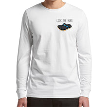 Load image into Gallery viewer, Lock The Hubs - Long Sleeve - Classic Stitch Up - White