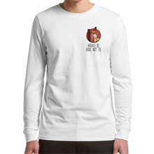 Load image into Gallery viewer, Rude Not To - Long Sleeve - Classic Stitch Up - White