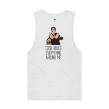 Load image into Gallery viewer, Cash Rules Everything Around Me Singlet white