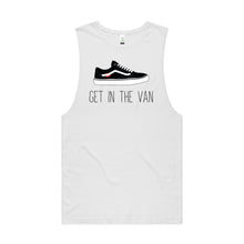Load image into Gallery viewer, Get In The Van Singlet White