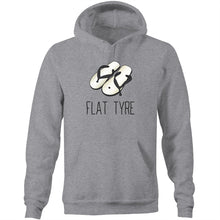 Load image into Gallery viewer, Flat Tyre - Hoodie - Grey