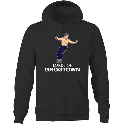 Lords of Grog Town - Hoodie - Classic Stitch Up - Black