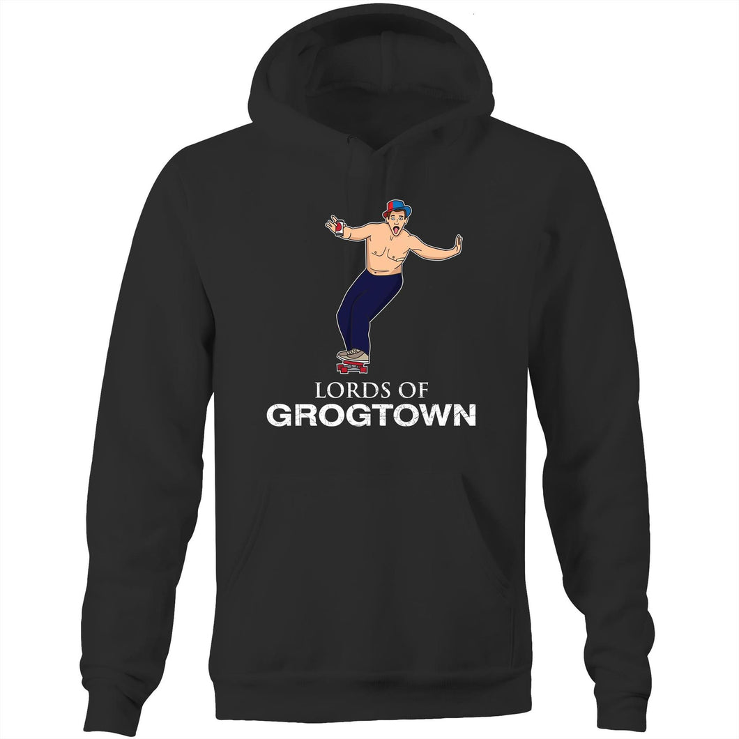 Lords of Grog Town - Hoodie - Classic Stitch Up - Black