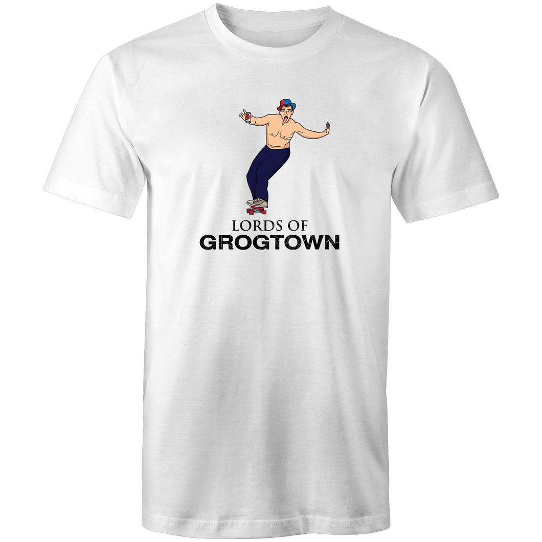Lords of Grogtown - T Shirt - Classic Stitch Up - White