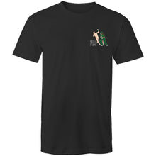 Load image into Gallery viewer, Middle Stump - T Shirt - Classic Stitch Up - Black
