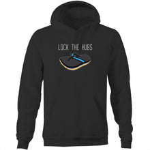 Load image into Gallery viewer, Lock The Hubs - Hoodie - Classic Stitch Up - Black
