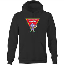 Load image into Gallery viewer, More Tins - Hoodie - Classic Stitch Up - Black
