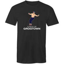 Load image into Gallery viewer, Lords of Grogtown - T Shirt - Classic Stitch Up - Black
