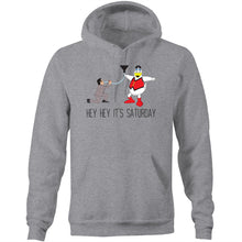 Load image into Gallery viewer, Hey Hey It&#39;s Saturday - Hoodie - Classic Stitch Up - Grey
