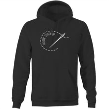 Load image into Gallery viewer, Classic Stitch Up Hoodie Black
