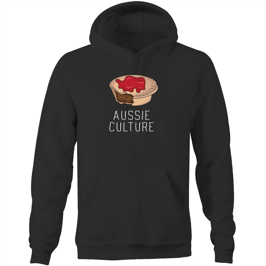 Aussie Culture - Meat Pie - Hoodie Black