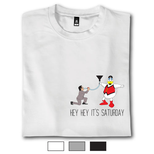 Hey Hey it's Saturday - T Shirt - Classic Stitch Up - Cover
