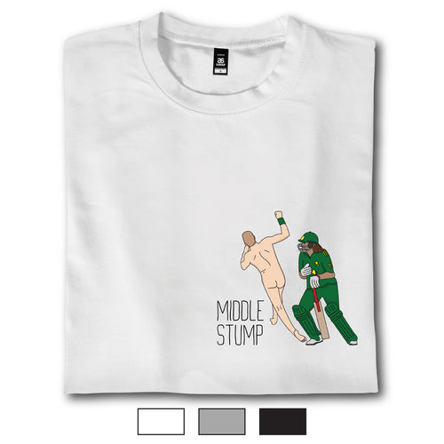 Middle Stump - T Shirt - Classic Stitch Up - Cover