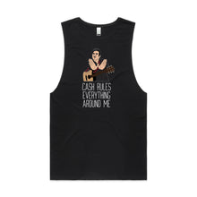 Load image into Gallery viewer, Cash Rules Everything Around Me Singlet black

