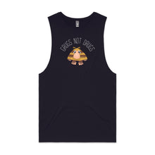 Load image into Gallery viewer, Grugs Not Drugs Singlet Black

