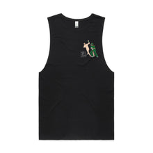 Load image into Gallery viewer, Middle Stump - Singlet - Classic Stitch Up - Black
