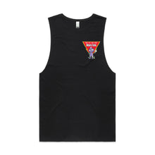 Load image into Gallery viewer, More Tins - Singlet - Classic Stitch Up - Black
