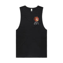 Load image into Gallery viewer, Rude Not To - Singlet - Classic Stitch Up - Black
