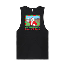 Load image into Gallery viewer, Santa&#39;s Sack Singlet black
