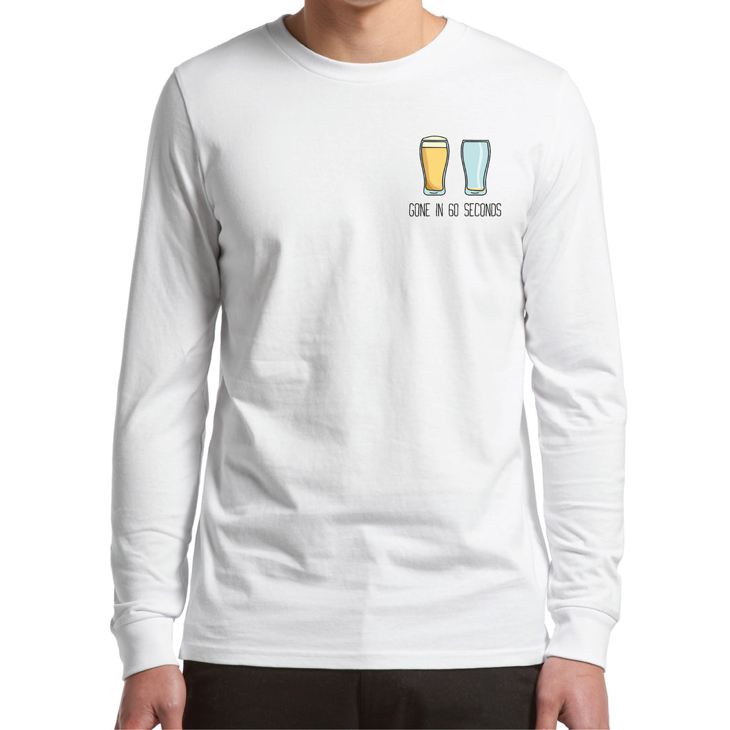 Gone in 60 Seconds - Long Sleeve - White