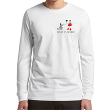 Load image into Gallery viewer, Hey Hey it&#39;s Saturday - Long Sleeve - Classic Stitch Up - White
