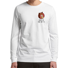 Load image into Gallery viewer, Rude Not To - Long Sleeve - Classic Stitch Up - White
