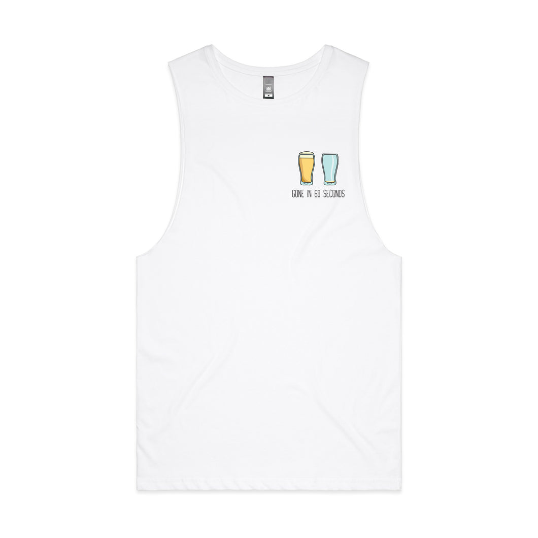 Gone in 60 Seconds - Singlet - Classic Stitch Up - White