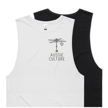 Load image into Gallery viewer, Aussie Culture Goon Of Fortune Singlet black and white
