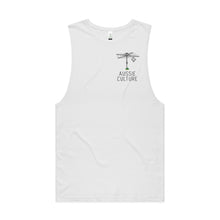 Load image into Gallery viewer, Aussie Culture Goon Of Fortune Singlet white
