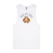 Load image into Gallery viewer, Grugs Not Drugs Singlet White

