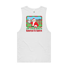Load image into Gallery viewer, Santa&#39;s Sack Singlet white
